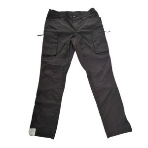 Blåkläder Womens Cargo Pants Black Work Size‎ Large Reinforced Knees Utility